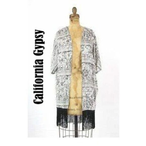 California Gypsy Boho Style Kimono - Picture 1 of 7